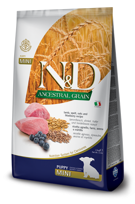 N&D Low Grain Puppy Mini Lamb&Blueberry